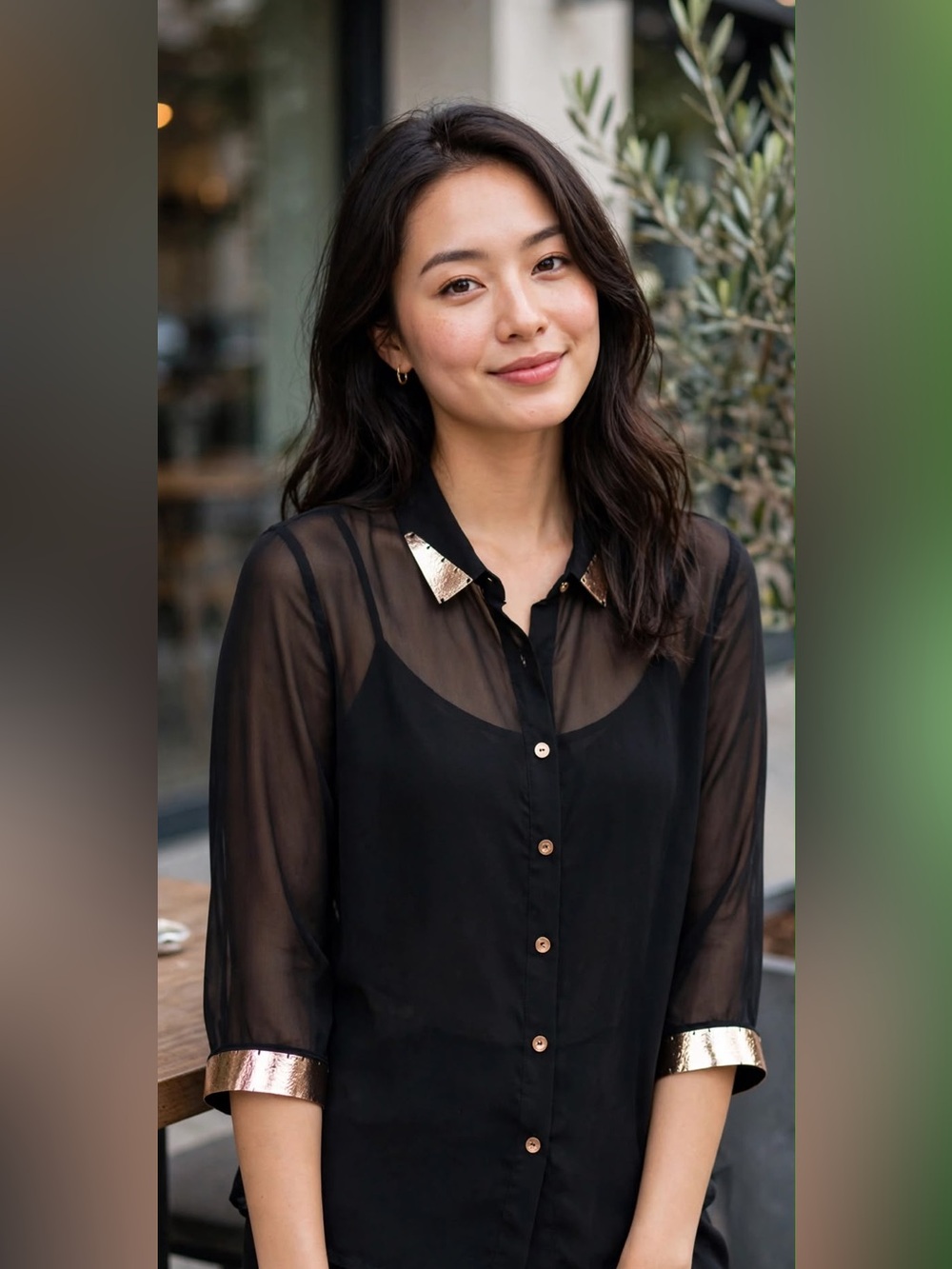 Blouse with Necklace/Bracelet